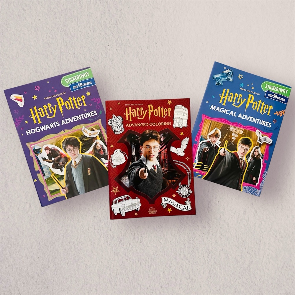 New Harry Potter Activity & Coloring Book Set